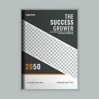 Creative Annual Book Cover Design Template For Your Business vector