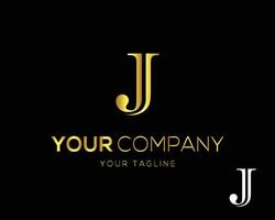 Initial Letter J, JJ Logo Design Vector Template.