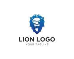 león cabeza logo plantilla, león fuerte logo prima elegante vector diseño.