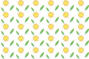 leaf and flower abstrack background seamless patten design. vector