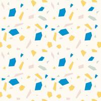 Seamless background with marble pattern. Blue, green, pink, yellow hand drawn on a nude color background. vector