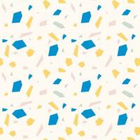 Seamless background with marble pattern. Blue, green, pink, yellow hand drawn on a nude color background. vector