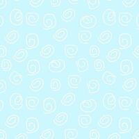White animated twisted circle pattern on a blue background. vector