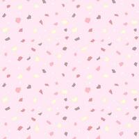 Colorful terrazzo abstract background seamless pattern. vector