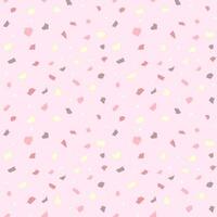 Colorful terrazzo abstract background seamless pattern. vector