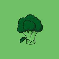 illustration of a broccoli vector