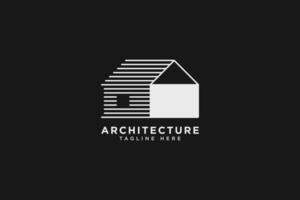creativo arquitectura logo y icono vector