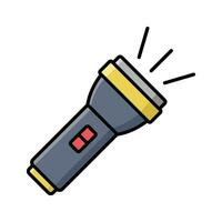 flashlight icon vector design template simple and modern