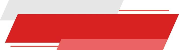 Red News Lower Third Element vector