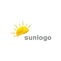 sun light for business logo design template vector