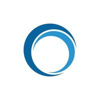 shape of circle logo design template vector