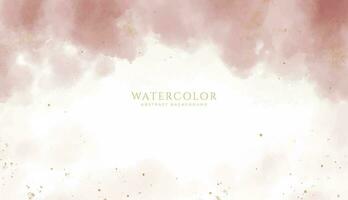 Abstract horizontal watercolor background. Neutral light colored empty space background illustration vector