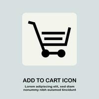 añadir a carro icono, compras carro icono vector en aislado blanco antecedentes.