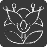 Icon Botanical. related to Apiary symbol. chalk Style. simple design editable. simple illustration vector