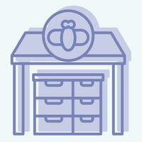Icon Apiary. related to Apiary symbol. two tone style. simple design editable. simple illustration vector