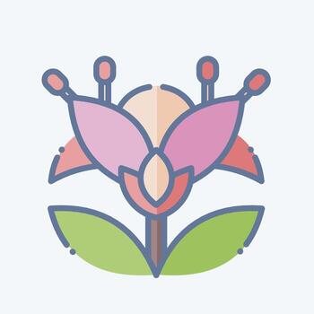 Icon Botanical. related to Apiary symbol. doodle style. simple design editable. simple illustration vector