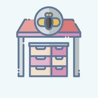 Icon Apiary. related to Apiary symbol. doodle style. simple design editable. simple illustration vector