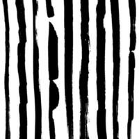 Vector pattern with grunge stripes isolated on white. Black and white color lines. Trendy background. Texture with horizontal brush strokes