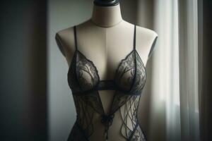 Sensual lingerie on a mannequin. ai generative photo