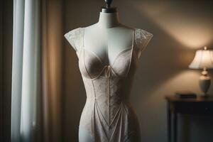 Sensual lingerie on a mannequin. ai generative photo