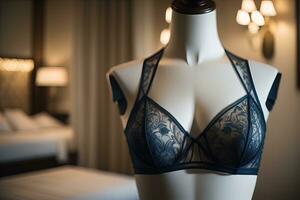 Sensual lingerie on a mannequin. ai generative photo