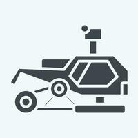 Icon Snowmobile. related to Alaska symbol. glyph style. simple design editable. simple illustration vector