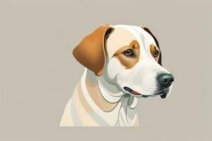 Cute and Adorable Vector illustration in flat style on solid color background. ai generative photo