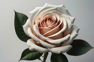cerca arriba de hermosa Rosa flor en vistoso antecedentes. ai generativo foto