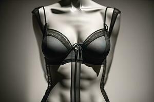 Sensual lingerie on a mannequin. ai generative photo