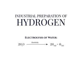 Industrial Preparation of Hydrogen vector