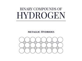 Details Regarding Binary Compounds of Hydrogen vector