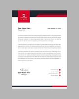 Modern professional corporate company business letterhead  design template vector