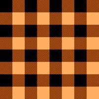 Seamless background with autumn and Halloween decorative checkered pattern. vector