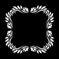 Vintage vector classic. Floral elements for design of monograms, invitations, frames, menus, labels and websites. Graphic elements for design of catalogs and brochures of cafes, boutiques.