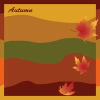 antecedentes vector diseño con otoño tema