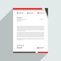 modern business letterhead vector