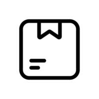 Simple Package icon. The icon can be used for websites, print templates, presentation templates, illustrations, etc vector