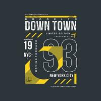 new york abstract urban street, graphic design, typography vector illustration, modern style, for print t shirt