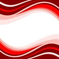 rojo ola vector Arte gráficos