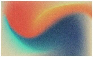 Abstract retro gradient color background. Noise grain texture trendy vintage gradation. Vector 90s illustration photo