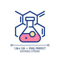 STEM activities pixel perfect RGB color icon. Interesting experiments at lessons. Motivate students to learn more. Isolated vector illustration. Simple filled line drawing. Editable stroke