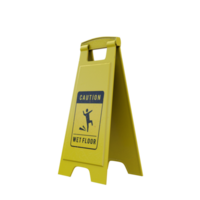 a yellow caution sign on a white background png