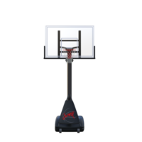 basketball hoop on a stand with a transparent background png
