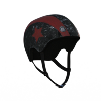a helmet with a star on it png