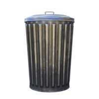 a trash can on a transparent background png