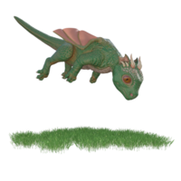 vert dragon isolé 3d png