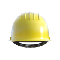 un amarillo difícil sombrero en un transparente antecedentes png