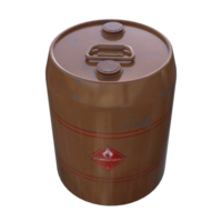 a barrel with a black and white stripe png