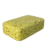 uma amarelo esponja em uma transparente fundo png