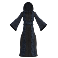 a robe with hood and sleeves on a transparent background png